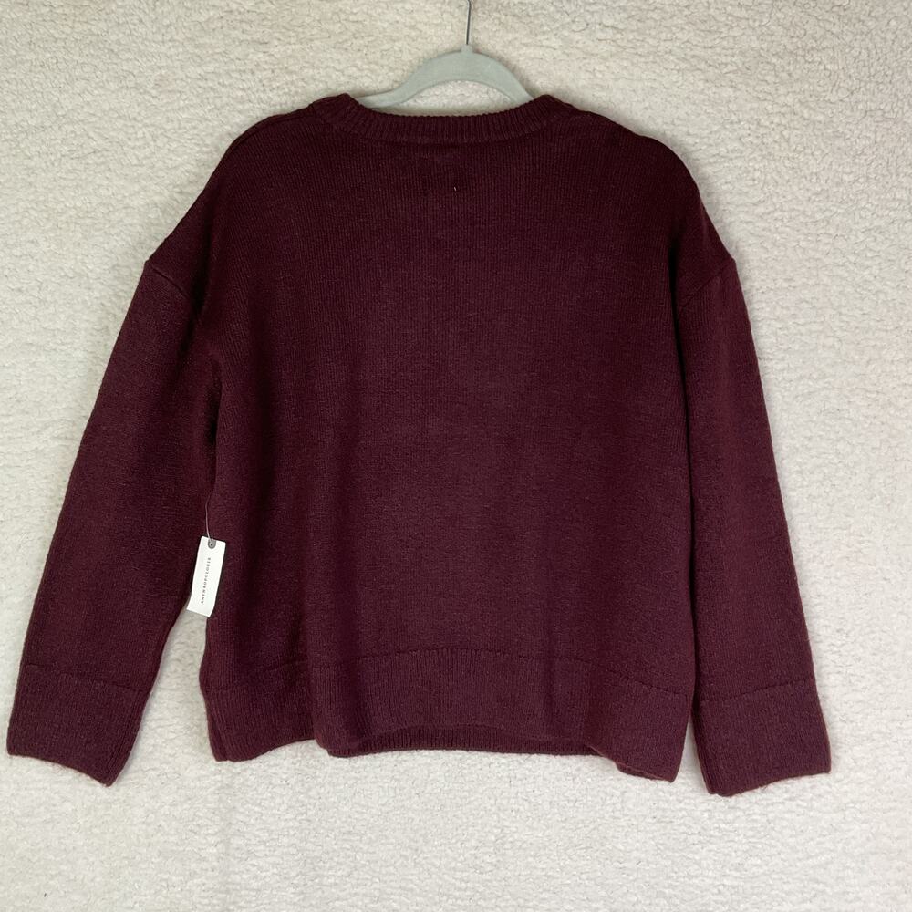 New! Anthropologie Maeve Crew-Neck Dog Icon Pullover Sweater, size S - Picture 8 of 16